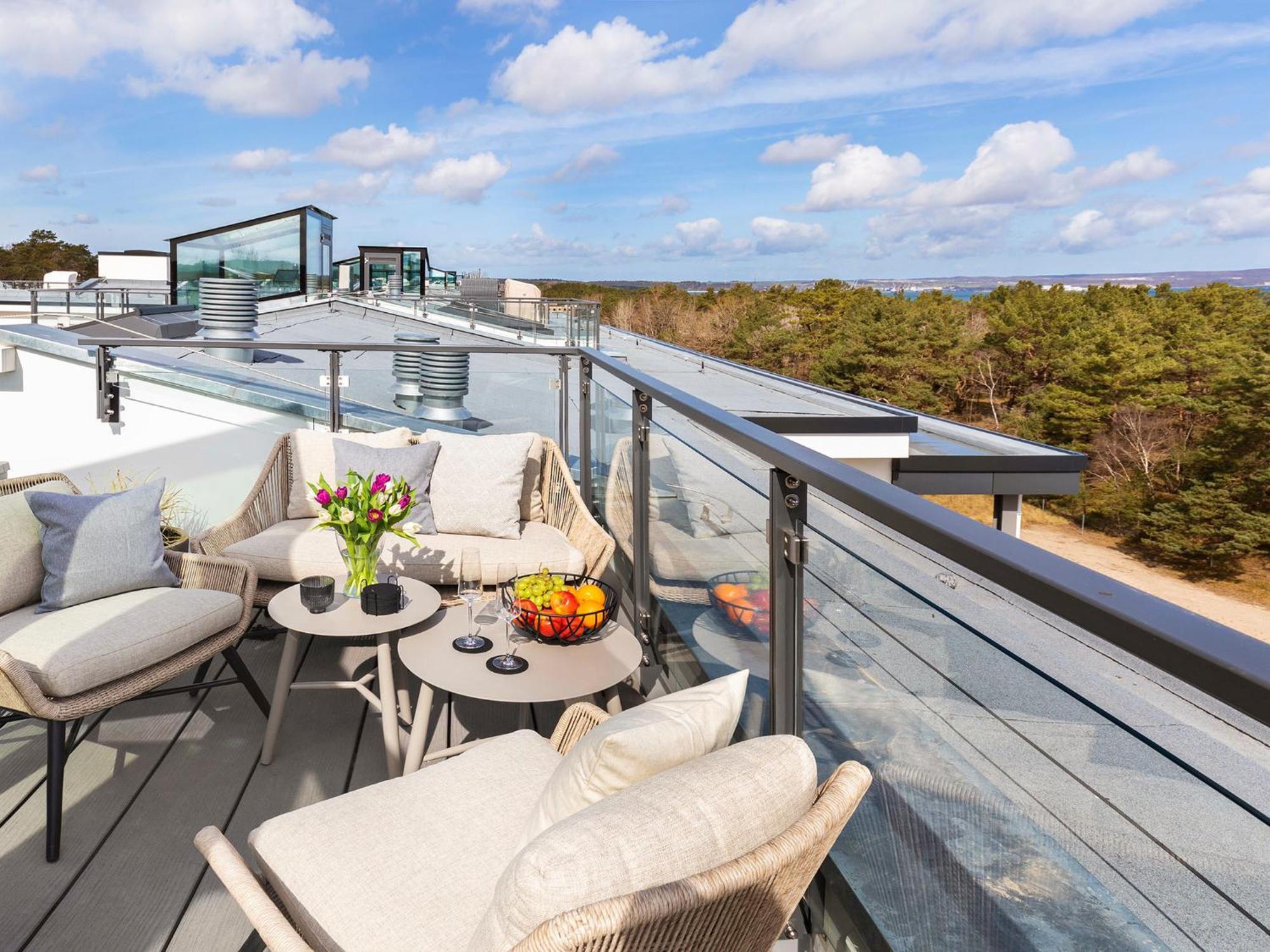Fewo Prora - Deck54 Dachterrasse Binz Zewnętrze zdjęcie